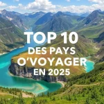 Top 10 des destinations où voyager en 2025